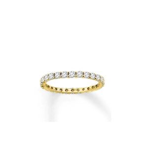 Eternity Full Diamond 10k Gold  Ring
